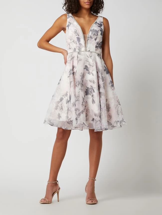 Luxuar Cocktailkleid Aus Chiffon - Rosé 3 Luxuar Cocktailkleid Aus Chiffon - Rosé