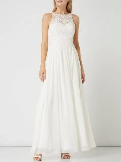 Laona Abendkleid Aus Spitze Und Chiffon - Offwhite