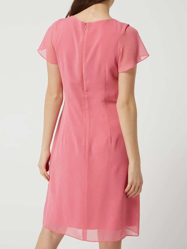 Swing Cocktailkleid Im Double-Layer-Look - Pink 6 Swing Cocktailkleid Im Double-Layer-Look - Pink – Bild 4