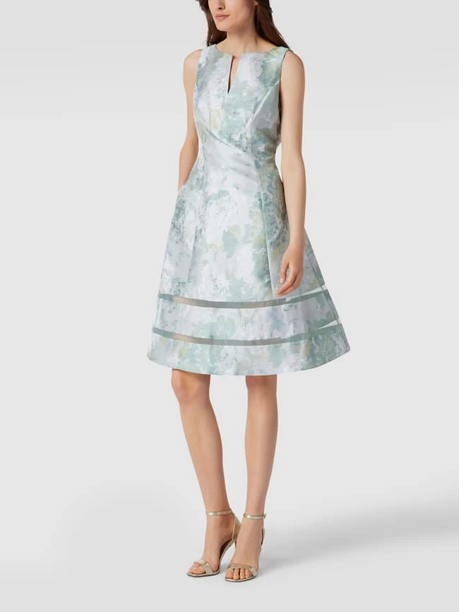 Adrianna Papell Cocktailkleid Mit Floralem Muster - Mint 6 Adrianna Papell Cocktailkleid Mit Floralem Muster - Mint – Bild 4