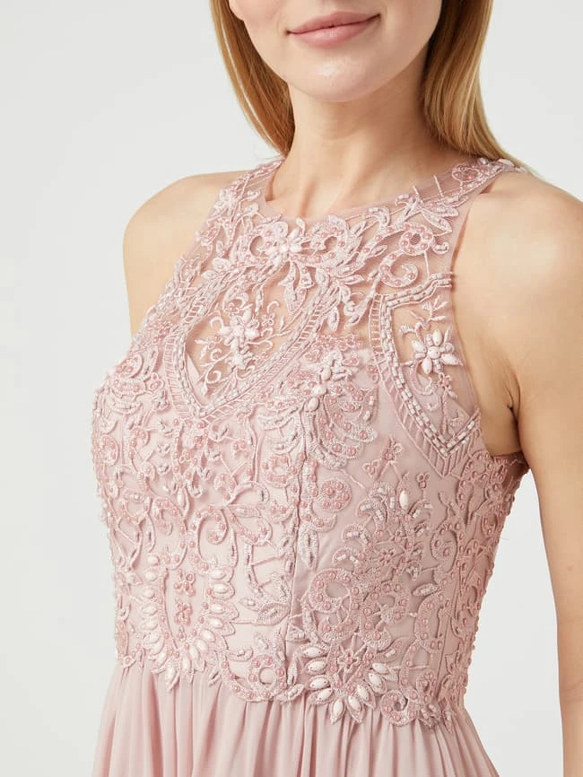 Laona Abendkleid Mit Strasssteinen - Rosa 5 Laona Abendkleid Mit Strasssteinen - Rosa – Bild 3