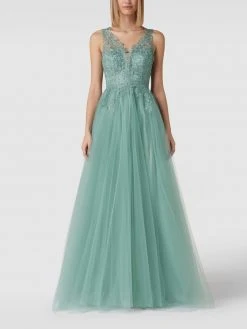 LAONA-shop 27 TROYDEN COLLECTION Abendkleid Mit Floralen Stickereien - Mint