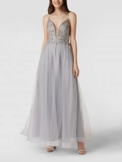 Laona Abendkleid Mit Zierbesatz - Lavendel