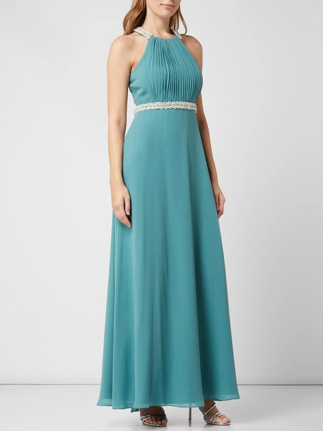 V.M. Abendkleid Mit Zierperlen - Grün 3 V.M. Abendkleid Mit Zierperlen - Grün