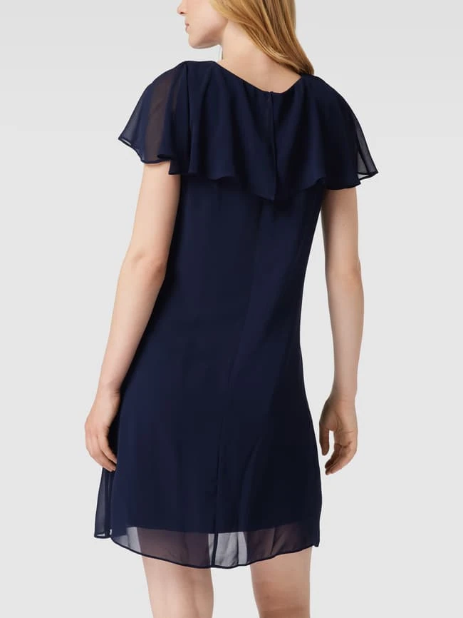 Adrianna Papell Cocktailkleid Mit Volants - Dunkelblau 7 Adrianna Papell Cocktailkleid Mit Volants - Dunkelblau – Bild 5