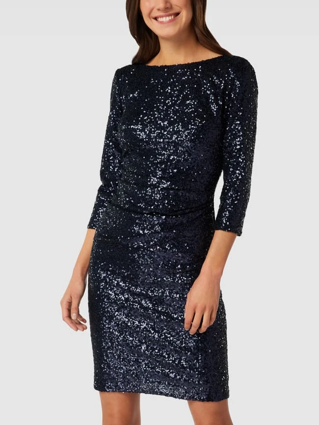 Paradi Cocktailkleid Mit Paillettenbesatz - Dunkelblau 6 Paradi Cocktailkleid Mit Paillettenbesatz - Dunkelblau – Bild 4