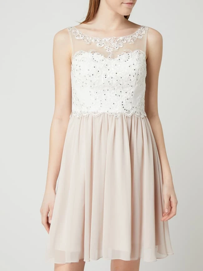 Laona Cocktailkleid Aus Tüll Und Chiffon - Beige 6 Laona Cocktailkleid Aus Tüll Und Chiffon - Beige – Bild 4