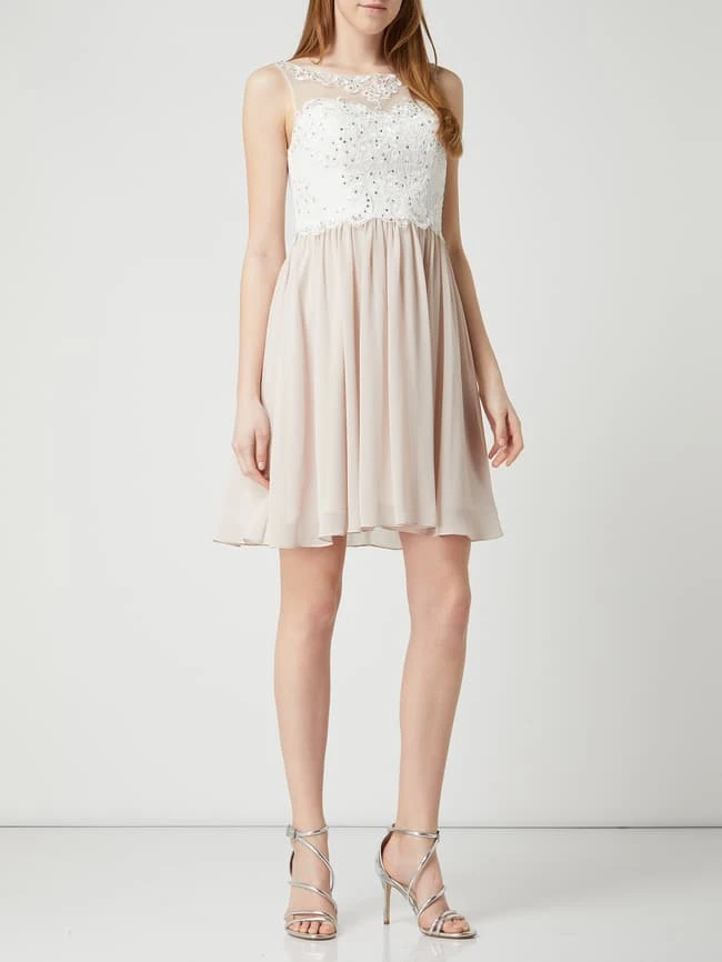 Laona Cocktailkleid Aus Tüll Und Chiffon - Beige 3 Laona Cocktailkleid Aus Tüll Und Chiffon - Beige