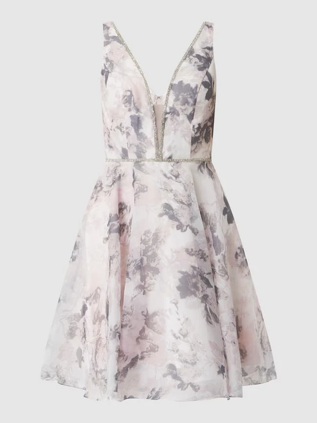 Luxuar Cocktailkleid Aus Chiffon - Rosé 4 Luxuar Cocktailkleid Aus Chiffon - Rosé – Bild 2