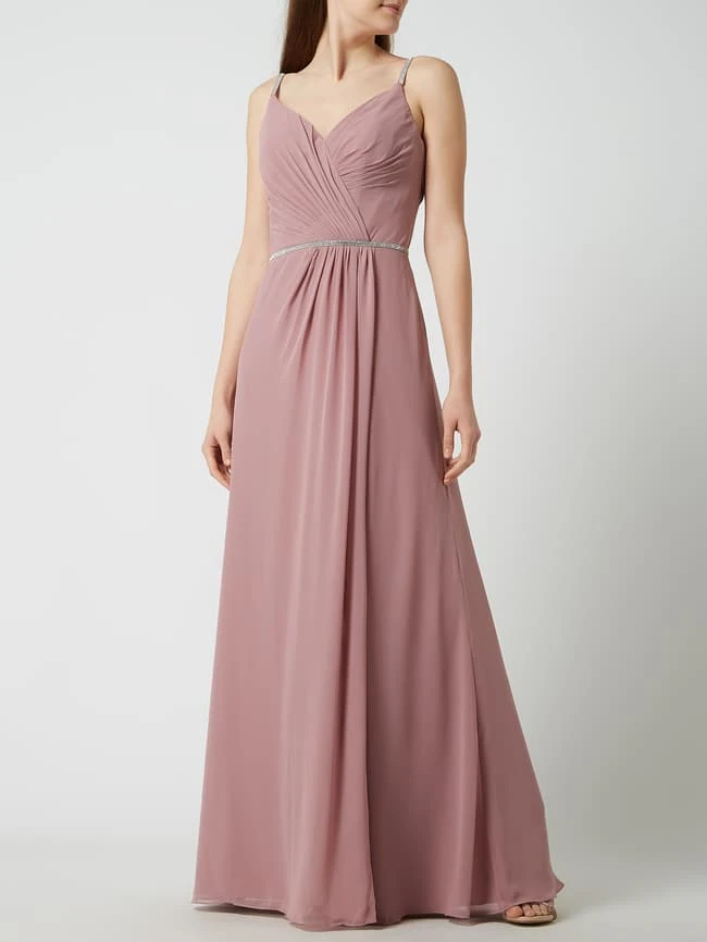 Luxuar Abendkleid Aus Chiffon - Rosa 3 Luxuar Abendkleid Aus Chiffon - Rosa