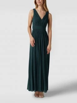 LAONA-shop 33 Laona Abendkleid Mit V-Ausschnitt - Dunkelgrün