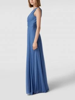 TROYDEN COLLECTION Abendkleid Mit Glitter-Effekt - Hellblau