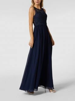 LAONA-shop 21 Laona Abendkleid Aus Chiffon Mit Ziersteinen - Dunkelblau