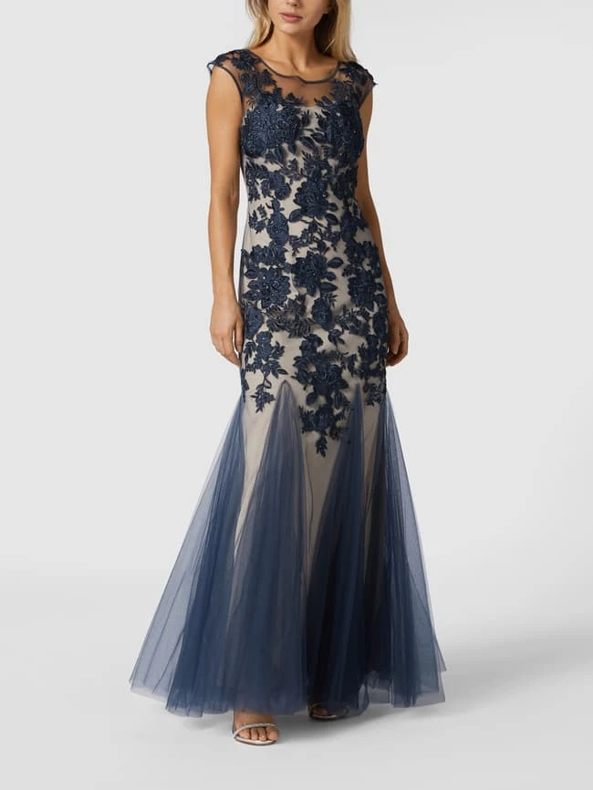 Mascara Brautkleid Im Meerjungfrau-Stil - Dunkelblau 3 Mascara Brautkleid Im Meerjungfrau-Stil - Dunkelblau