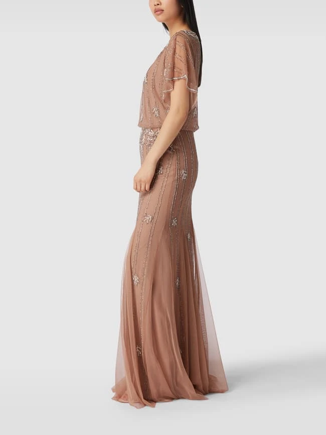 LACE & BEADS Abendkleid Mit Zierbesatz - Rosa 6 LACE & BEADS Abendkleid Mit Zierbesatz - Rosa – Bild 4