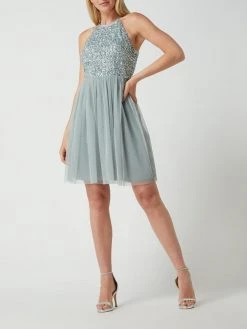 Jake*s Cocktail Cocktailkleid Mit Paillettenbesatz - Schilf