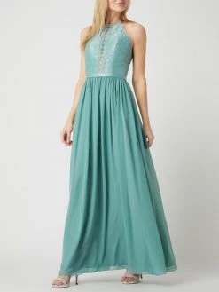 Luxuar Abendkleid Mit Wattierten Cups - Mint