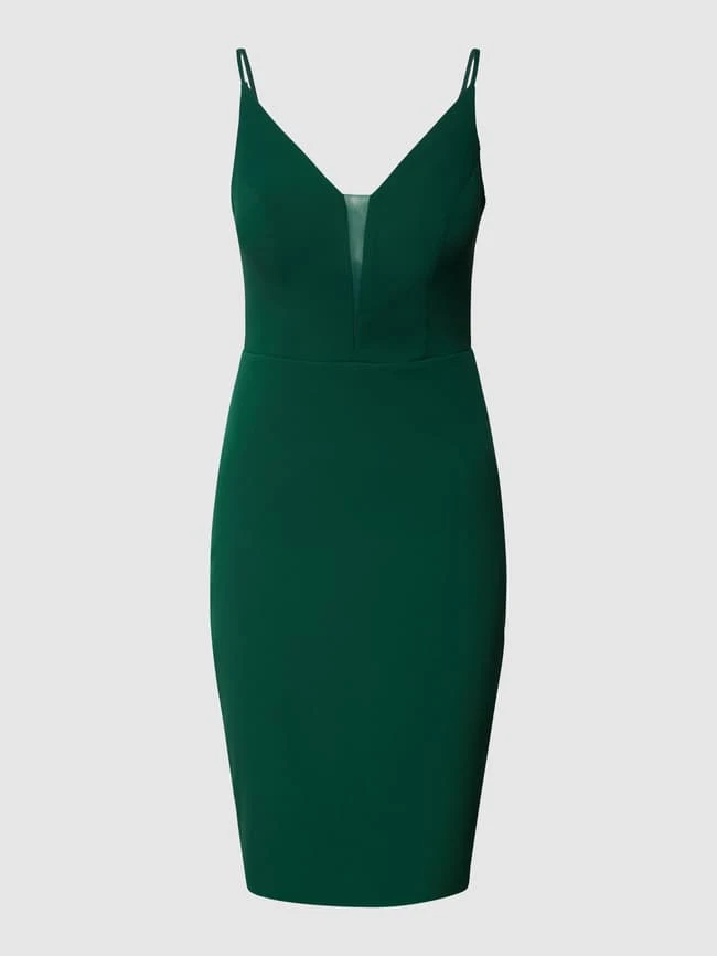TROYDEN COLLECTION Cocktailkleid Mit Spaghettiträgern - Smaragdgrün 4 TROYDEN COLLECTION Cocktailkleid Mit Spaghettiträgern - Smaragdgrün – Bild 2