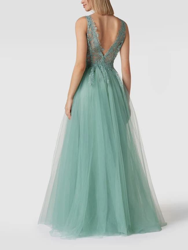 TROYDEN COLLECTION Abendkleid Mit Floralen Stickereien - Mint 7 TROYDEN COLLECTION Abendkleid Mit Floralen Stickereien - Mint – Bild 5
