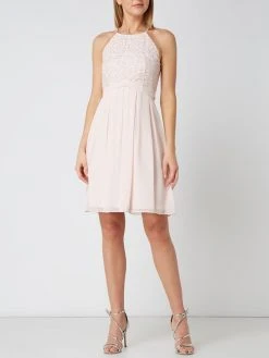 Jake*s Cocktail Cocktailkleid Aus Zartem Chiffon - Hellrosa Meliert