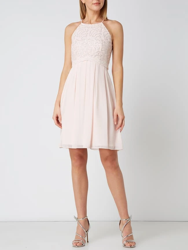 Jake*s Cocktail Cocktailkleid Aus Zartem Chiffon - Hellrosa Meliert 3 Jake*s Cocktail Cocktailkleid Aus Zartem Chiffon - Hellrosa Meliert