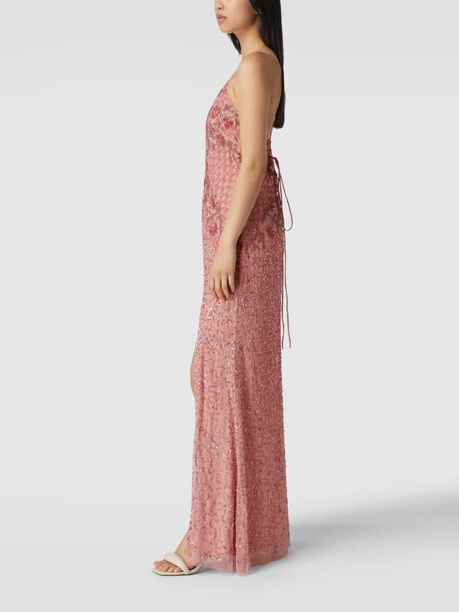 LACE & BEADS Abendkleid Mit Spaghettiträgern - Pink 6 LACE & BEADS Abendkleid Mit Spaghettiträgern - Pink – Bild 4