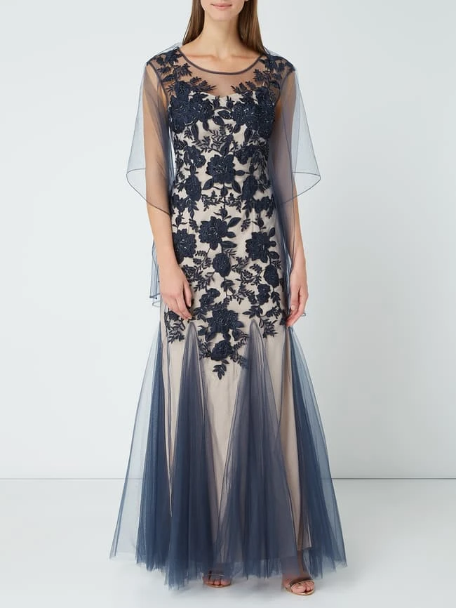 Mascara Abendkleid Im Meerjungfrau-Stil - Dunkelblau 7 Mascara Abendkleid Im Meerjungfrau-Stil - Dunkelblau – Bild 5