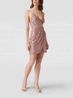 Paradi Cocktailkleid Mit Paillettenbesatz - Rosé