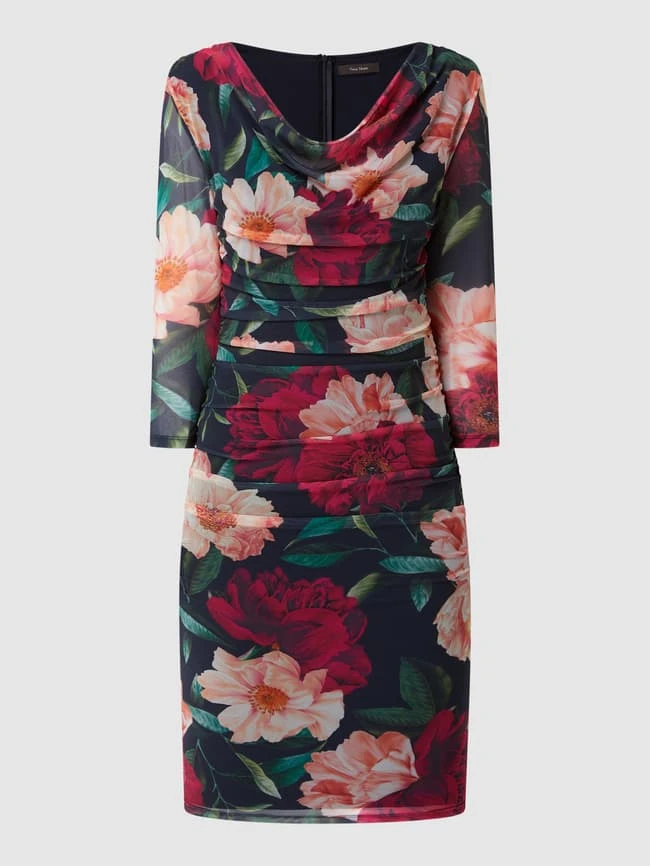 Vera Mont Cocktailkleid Mit Floralem Muster - Dunkelblau 4 Vera Mont Cocktailkleid Mit Floralem Muster - Dunkelblau – Bild 2
