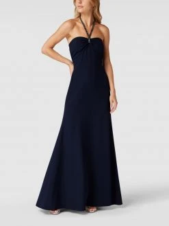 Lauren Ralph Lauren Abendkleid Mit Neckholder - Marineblau