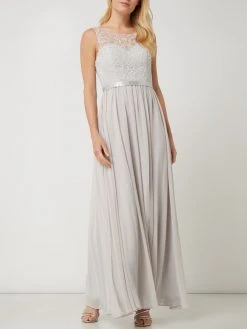 Laona Abendkleid Aus Organza Und Chiffon - Hellgrau