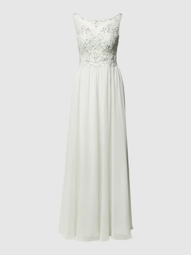 Laona Abendkleid Mit Floralen Stickereien - Mint 4 Laona Abendkleid Mit Floralen Stickereien - Mint – Bild 2