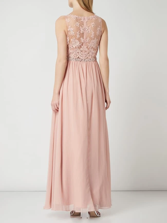 Laona Abendkleid Mit Pailletten-Applikationen - Hellrosa 6 Laona Abendkleid Mit Pailletten-Applikationen - Hellrosa – Bild 4