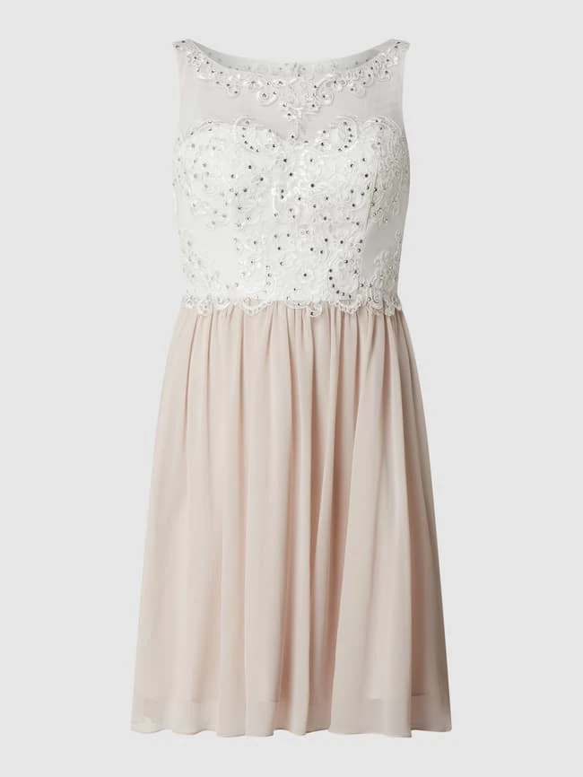 Laona Cocktailkleid Aus Tüll Und Chiffon - Beige 4 Laona Cocktailkleid Aus Tüll Und Chiffon - Beige – Bild 2