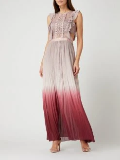 Apart Glamour Abendkleid Mit Volants - Mauve