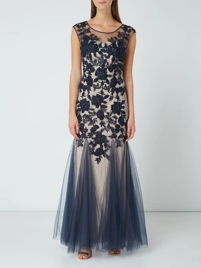 Mascara Abendkleid Im Meerjungfrau-Stil - Dunkelblau 3 Mascara Abendkleid Im Meerjungfrau-Stil - Dunkelblau