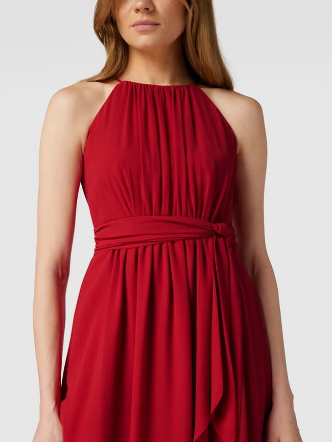 Jake*s Cocktail Cocktailkleid In Maxilänge Mit Taillengürtel - Pink 5 Jake*s Cocktail Cocktailkleid In Maxilänge Mit Taillengürtel - Pink – Bild 3