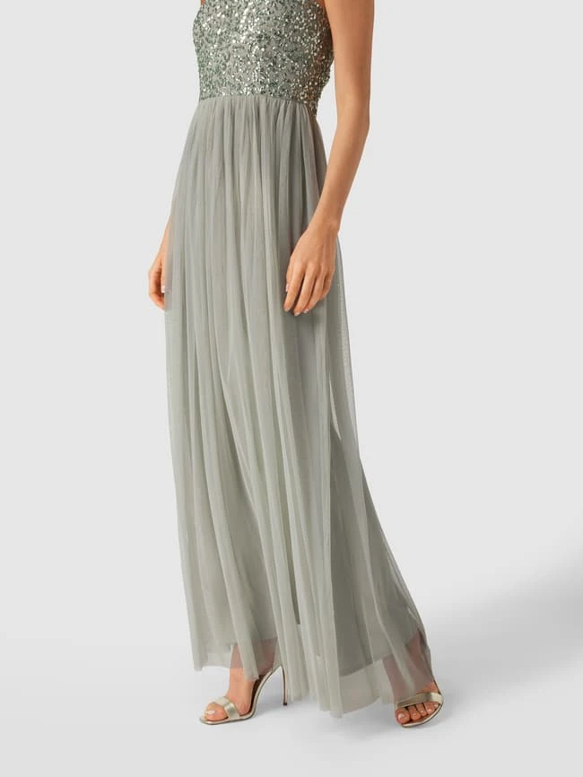 LACE & BEADS Abendkleid Mit Pailletten - Mint 5 LACE & BEADS Abendkleid Mit Pailletten - Mint – Bild 3