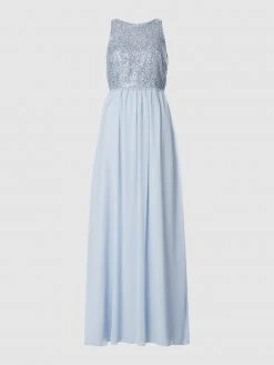 Jake*s Cocktail Abendkleid Mit Pailletten - Hellblau