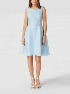 Paradi Cocktailkleid Mit Streifenmuster - Hellblau