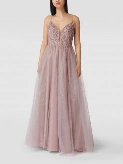 Mascara Abendkleid Mit Glitter-Effekt - Rosé