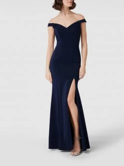 Mascara Abendkleid Mit Herz-Ausschnitt - Dunkelblau