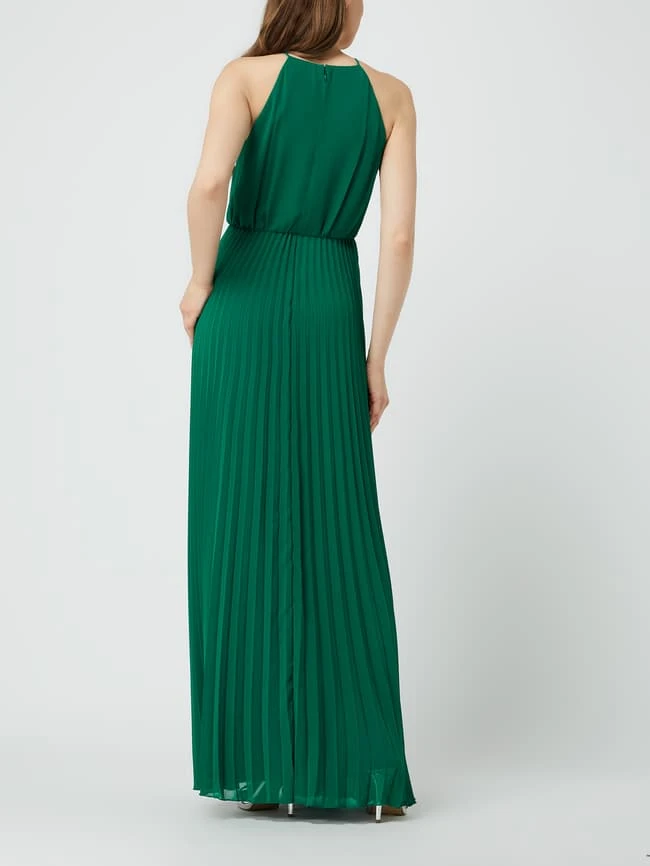 Jake*s Cocktail Abendkleid Mit Plisseefalten - Grün 6 Jake*s Cocktail Abendkleid Mit Plisseefalten - Grün – Bild 4