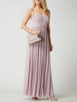 Lipsy Corsagenkleid Aus Chiffon Mit Raffungen Modell 'Bella' - Mauve