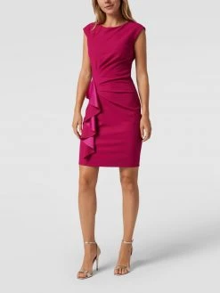 Paradi Ärmelloses Cocktailkleid Mit Drapierung - Fuchsia