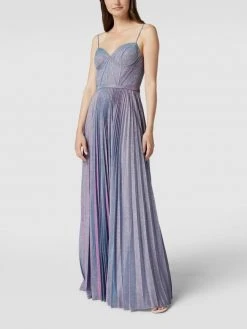 Laona Abendkleid In Maxilänge Mit Plisseefalten - Lila