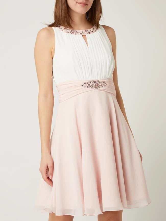 Jake*s Cocktail Cocktailkleid Aus Chiffon Mit Zierperlen - Rosa 6 Jake*s Cocktail Cocktailkleid Aus Chiffon Mit Zierperlen - Rosa – Bild 4