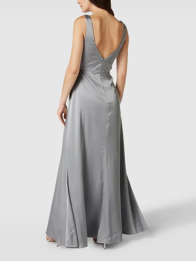 Unique Abendkleid Mit Stola - Bleu 7 Unique Abendkleid Mit Stola - Bleu – Bild 5