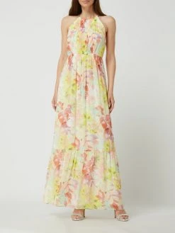 Jake*s Cocktail Abendkleid Aus Chiffon - Gelb Meliert