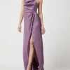 MAYA DELUXE Abendkleid Aus Satin - Lila